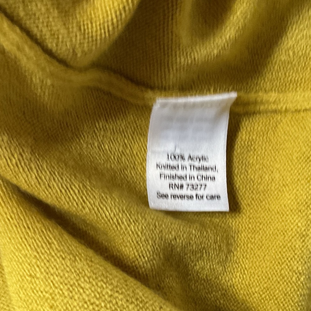 Croft and barrow v neck sweater, XL - Picture 3 of 4